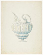 Pattern for Ewer, n.d., Giuseppe Grisoni, Italian, born Flanders, 1699-1769, Flanders, Pen and