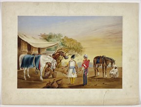 An Arab Horse Merchant, n.d., Unknown Artist (British, 19th century), or possibly Charles Lock