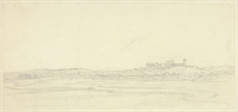East North East View of Lancaster, 1808, Joseph Farington, English, 1747-1821, England, Graphite on