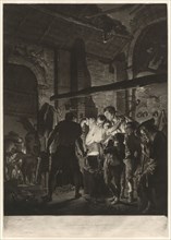 A Blacksmith’s Shop, 1771, Richard Earlom (British, 1743-1822), after Joseph Wright of Derby