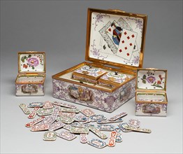 Gaming Set, c. 1735, Du Paquier Porcelain Manufactory, Austria, 1718-1744, Vienna, Hard-paste