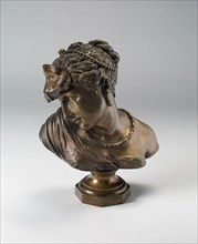 Mascarade, 1857, Jan Jozeph Jaquet, Belgian, 1822—1898, Belgium, Bronze, thin brown patina, H. 21.8