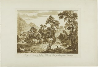 Pengnern Corn and Fulling Mills, with Pont y Pandy, Near Festiniog, 1776, Paul Sandby, English,