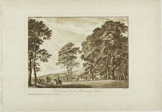 Chirk Castle and c. from Wynnstay Park, 1776, Paul Sandby, English, 1731-1809, England, Etching and