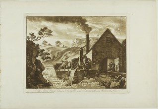 The Iron Forge between Dolgelli and Barmouth in Merioneth Shire, 1776, Paul Sandby, English,