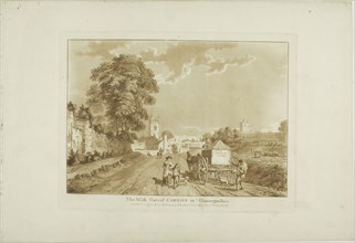 The West Gate of Cardiff in Glamorshire, 1776, Paul Sandby, English, 1731-1809, England, Aquatint