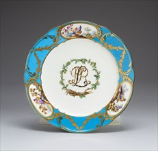 Plate, 1771/72, Sèvres Porcelain Manufactory, French, founded 1740, Sèvres, Soft-paste porcelain,