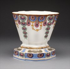 Vase, 1761, Sèvres Porcelain Manufactory, French, founded 1740, Painted by: Louis-Jean Thévenet,