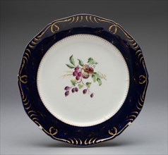 Plate, c. 1752, Vincennes Porcelain Manufactory, French, founded 1740 (known as Sèvres from 1756),
