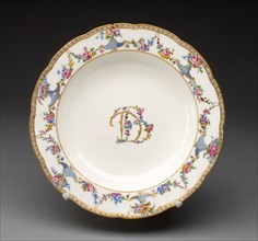 Soup Plate, 1771, Sèvres Porcelain Manufactory, French, founded 1740, Painted by Nicolas Bulidon