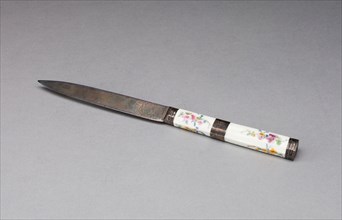 Knife, 1761, Sèvres Porcelain Manufactory, French, founded 1740, Sèvres, Soft-paste porcelain,