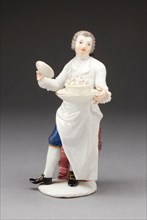 Figure of a Cook, 1740/55, Meissen Porcelain Manufactory, German, founded 1710, Meissen, Hard-paste