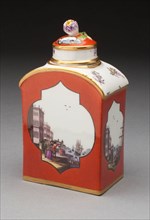 Tea Caddy, c. 1740, Meissen Porcelain Manufactory, German, founded 1710, Meissen, Hard-paste