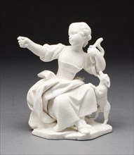 The Girl Offers Her Coin in Payment, c. 1757, Sèvres Porcelain Manufactory, French, founded 1740,