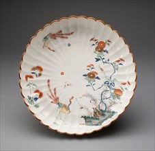 Dish, 1750/60, Chelsea Porcelain Manufactory, London, England, c. 1745-1784, Chelsea, Soft-paste