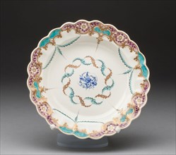 Plate, c. 1775, Worcester Porcelain Factory, Worcester, England, founded 1751, Worcester,