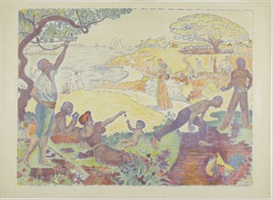 In Times of Harmony, 1895–96, Paul Signac (French, 1863-1935), printed by Tailliardat, France,