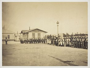Light-Infantry Soldiers, Camp de Châlons, 1857, Gustave Le Gray, French, 1820–1884, France, Albumen
