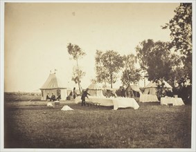 Preparation of the Emperor’s Table, Camp de Châlons, 1857, Gustave Le Gray, French, 1820–1884,