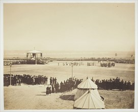 Mass, Camp de Châlons, 1857, Gustave Le Gray, French, 1820–1884, France, Albumen print, from the