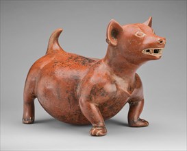 Figure of a Dog, A.D. 1/200, Colima, Colima, Mexico, Colima, Ceramic and pigment, 30.5 × 45.7 cm