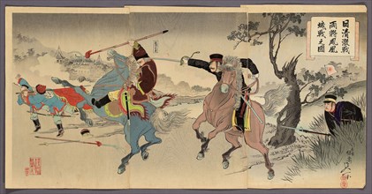 Sino-Japanese War: Two Generals at the Battle of Fenghuangcheng (Nisshin gekisen ryosho Hoojo sen