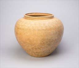 Jar (Guan), Eastern Han dynasty (A.D. 25–220), 1st/2nd century A.D., China, probably Shangyu Kilns,