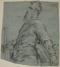 Half-length Figure Study for Saint Paul, 1561/65, Jacopo Bassano, Italian, c. 1510-1592, Italy,