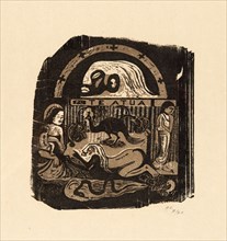 Te atua (The God), from the Suite of Late Wood-Block Prints, 1899, printed 1995, Paul Gauguin