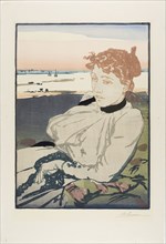The Convalescent, Madame Lepère, 1892, Louis Auguste Lepère, French, 1849-1918, France, Woodcut