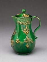 Milk Jug, 1760/75, England, Staffordshire, Staffordshire, Lead-glazed earthenware (creamware),