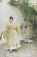 Seville, 1887, Anders Zorn, Swedish, 1860-1920, Sweden, Watercolor and gouache on paper, laid down