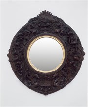 Mirror, 1870, Siena, Italy, Carlo Bartolozzi (Italian, 1835-1922) and Nicodemo Ferri (Italian, c.