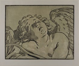 Bust of Sleeping Cupid, 1627/53, Bartolomeo Coriolano (Italian, c. 1599-c. 1676), after Guido Reni