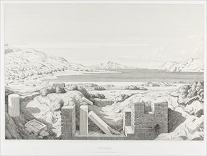 View of Corinth, 1845, Théodore Caruelle d’Aligny, French, 1798-1871, France, Etching on ivory