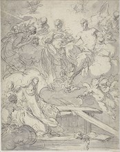 Stigmatization of Santa Maria Maddalena de’ Pazzi, 1750/1760, Giovanni Domenico Ferretti, Italian,