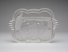 Knights of Labor platter, c. 1870/1900, American, 19th/20th century, United States, Glass, 27.9 ×