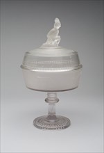 Covered Compote in the Pioneer Pattern, c. 1870, Gillinder and Sons, 1861–c. 1930, Philadelphia or
