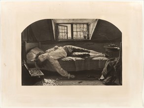 The Death of Chatterton, 1860, Thomas O. Barlow (English, 1824-1889), after Henry Wallis (English,