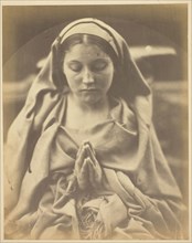 St. Agnes, 1864/65, Julia Margaret Cameron, English, 1815–1879, England, Albumen print, 26.4 × 20.9