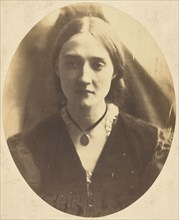 Mrs. Herbert Fisher, 1864, Julia Margaret Cameron, English, 1815–1879, England, Albumen print, 25 ×