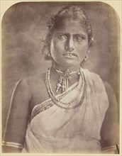 Sinhalese Woman, 1875/78, Julia Margaret Cameron, English, 1815–1879, England, Albumen print, 23.4