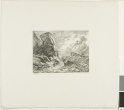 Norwegian Seacoast During a Storm, 1819, Johan Christian Clausen Dahl, Norwegian, 1788-1857,