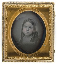 Untitled (Young Girl), 1839/99, 19th century, Unknown Place, Daguerreotype, 8.3 x 7 cm (plate), 9.3