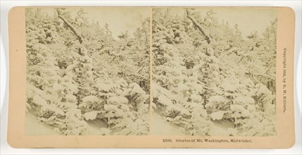 Glories of Mt. Washington, Midwinter, 1895, B. W. Kilburn, American, 1827–1909, United States,