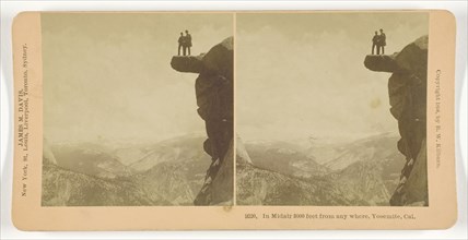 In Midair 3000 feet from anywhere, Yosemite, Cal., 1894, B. W. Kilburn, American, 1827–1909, United