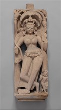 Celestial Beauty (Apsara), 8th century, India, Rajasthan, possibly Osian, Rajasthan, Sandstone, 83