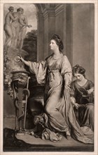 Lady Sarah Bunbury, 1766, Edward Fisher (Irish, 1730-1785), after Sir Joshua Reynolds (English,