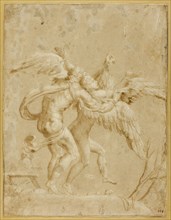 Daedalus and Icarus, early 1530s, Giulio Pippi, called Giulio Romano, Italian, c. 1499-1546, Italy,
