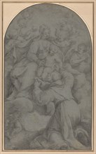 Saint Francis of Assisi Adoring the Virgin and Child, 1607, Denys Calvaert, Flemish, c. 1540-1619,
